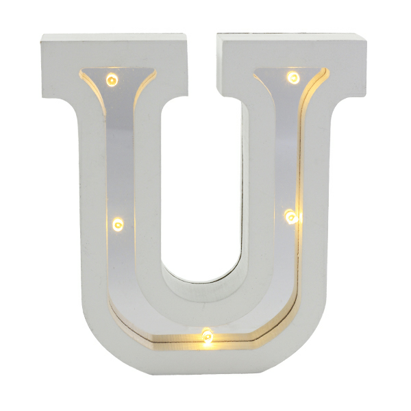 Letra Espelhada Grd U Ref:12020