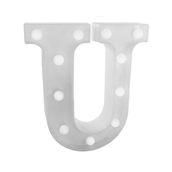 Letra Luminosa U Ref:10059