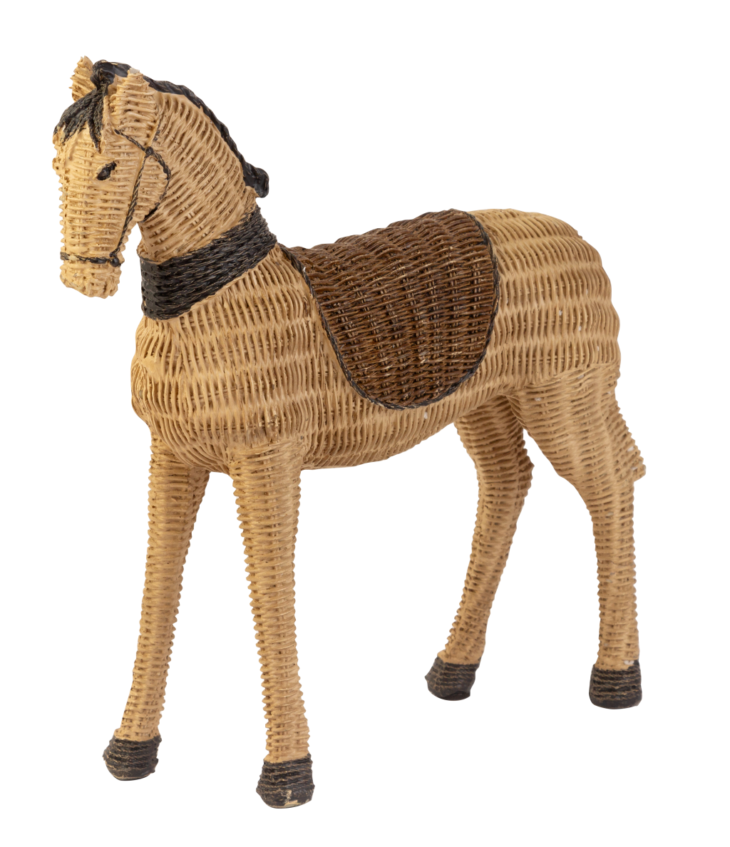 ESCULTURA DE RESINA CAVALO REF.30687