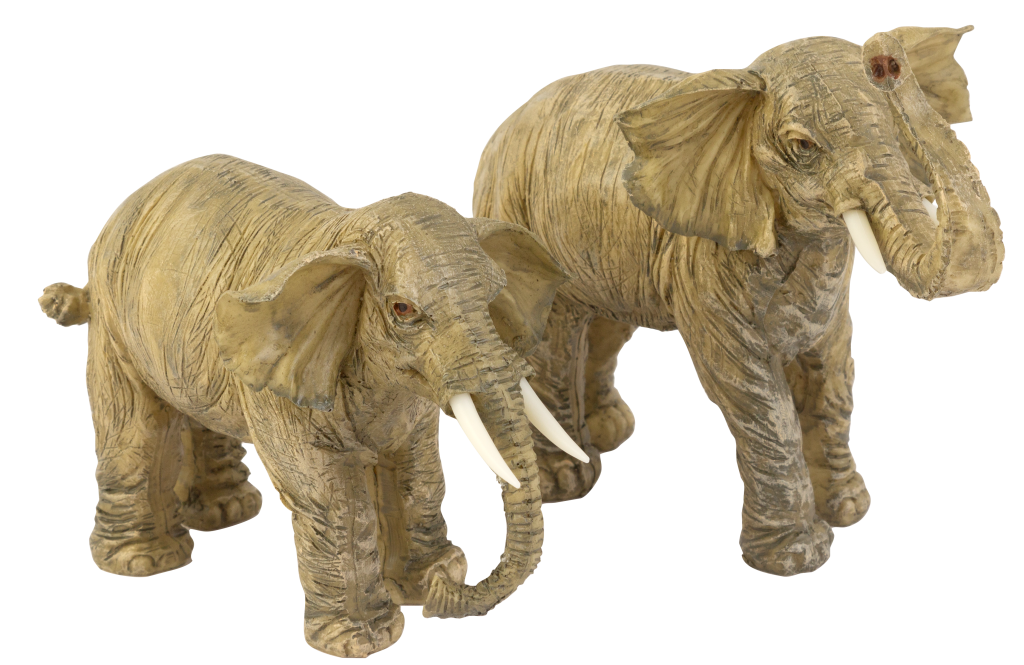 ELEFANTE DE RESINA SAFARI I REF: 70120