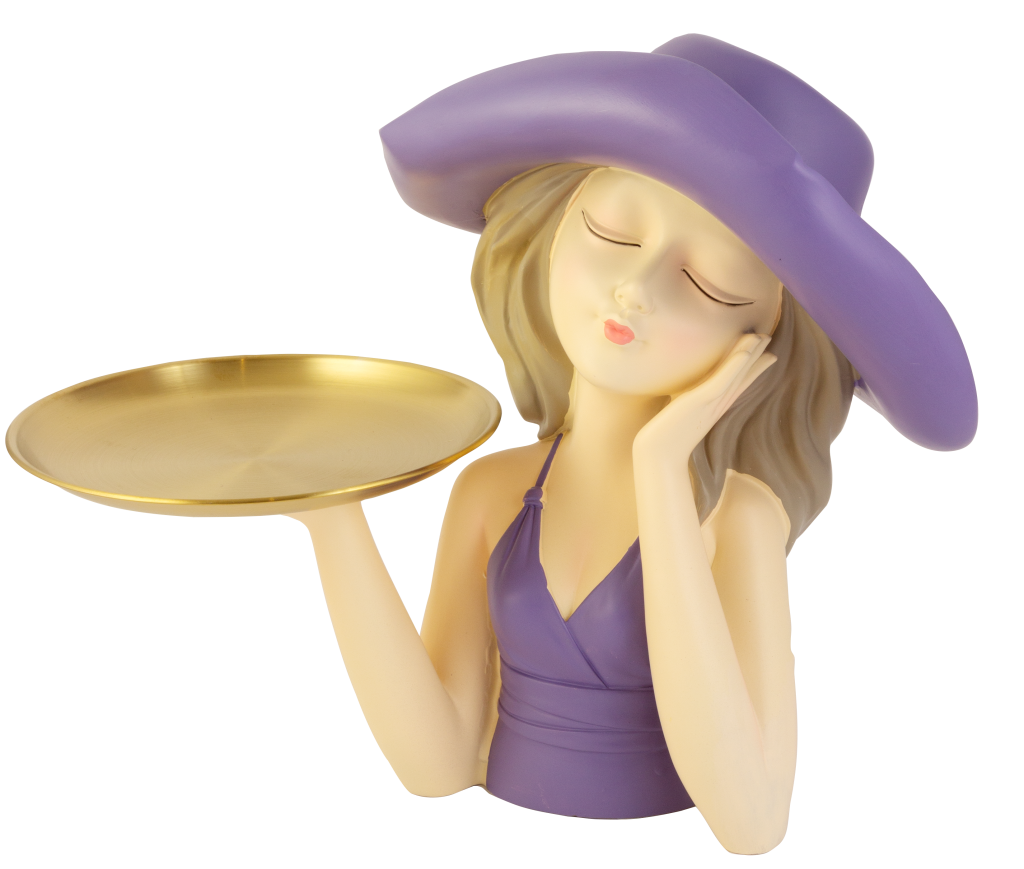 BONECA DE RESINA LILLY CHAPEU REF: 70175