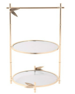 SUPORTE PARA DOCES DUPLO BOTANICAL REF: Y24007G