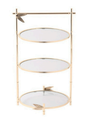 SUPORTE PARA DOCES BOTANICAL 3 ANDARES REF: Y24006G