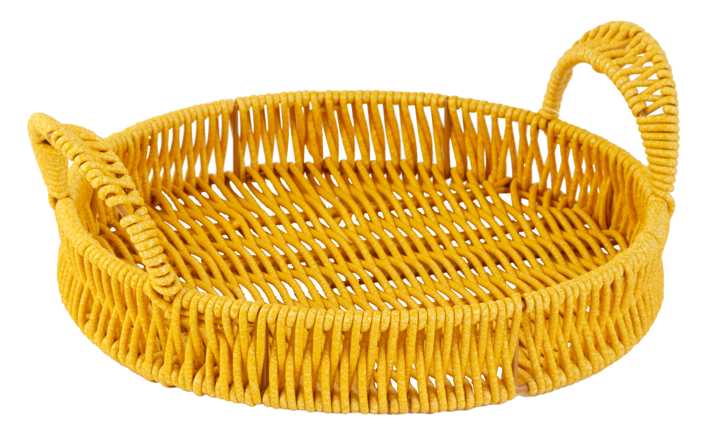 BANDEJA RED. RATTAN INSPIRED 25CM REF: 70842