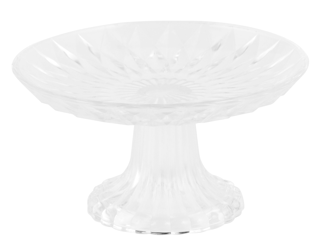 CENTRO DE MESA DE VIDRO FLORENÇA 15CM REF: 70823