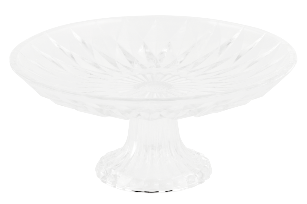 CENTRO DE MESA DE VIDRO CHATEAU 20CM REF: 70822