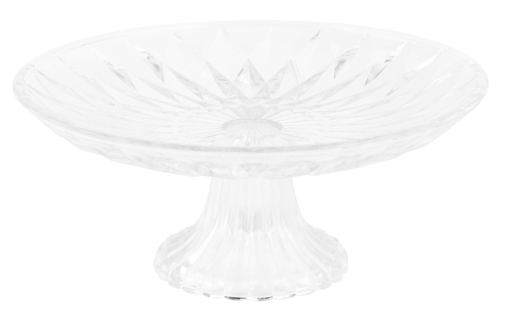 CENTRO DE MESA DE VIDRO BOHEMIA 25CM REF: 70818