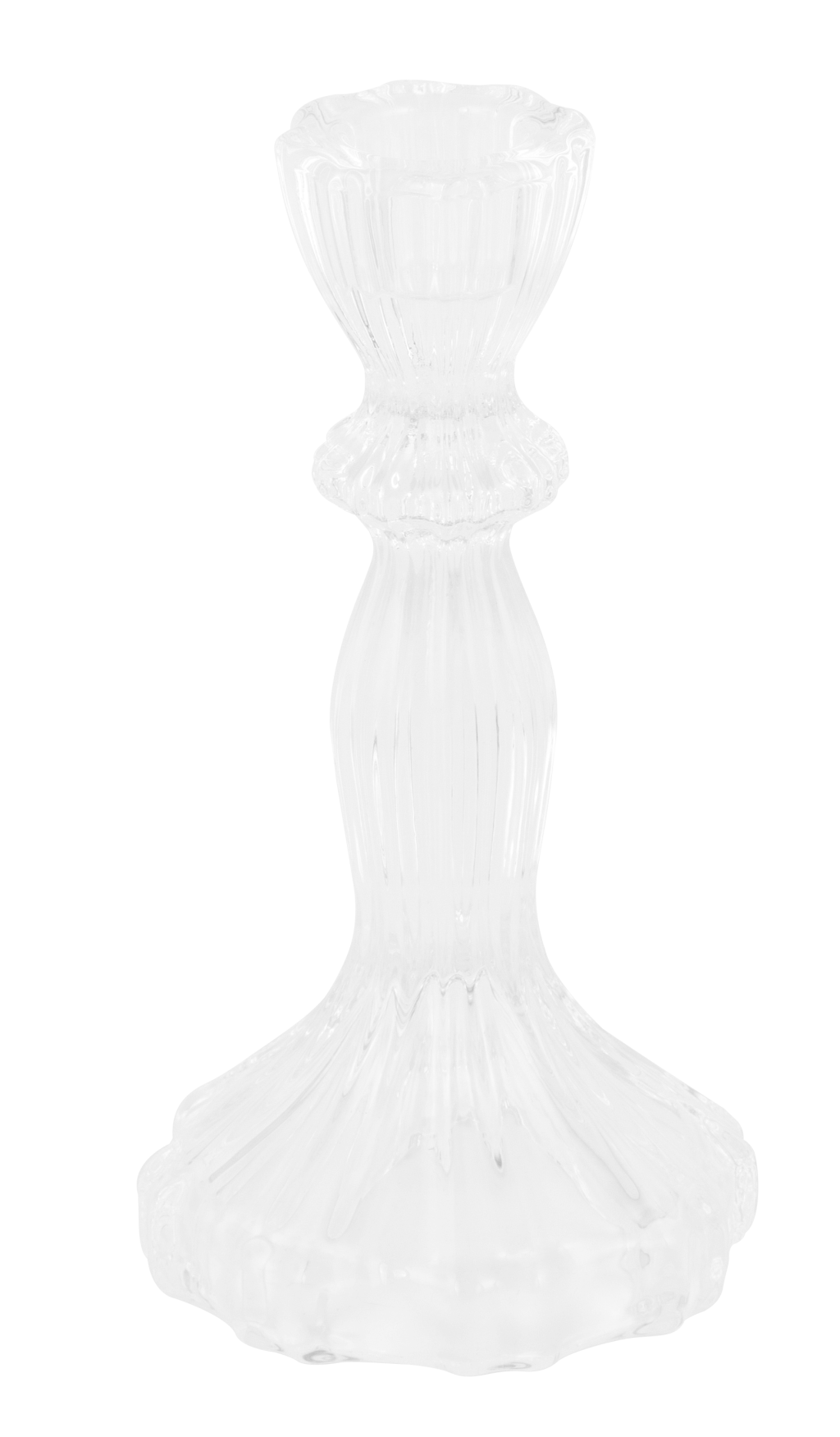 CASTICAL DE VIDRO LAPIDADO 15.5CM REF: 70829