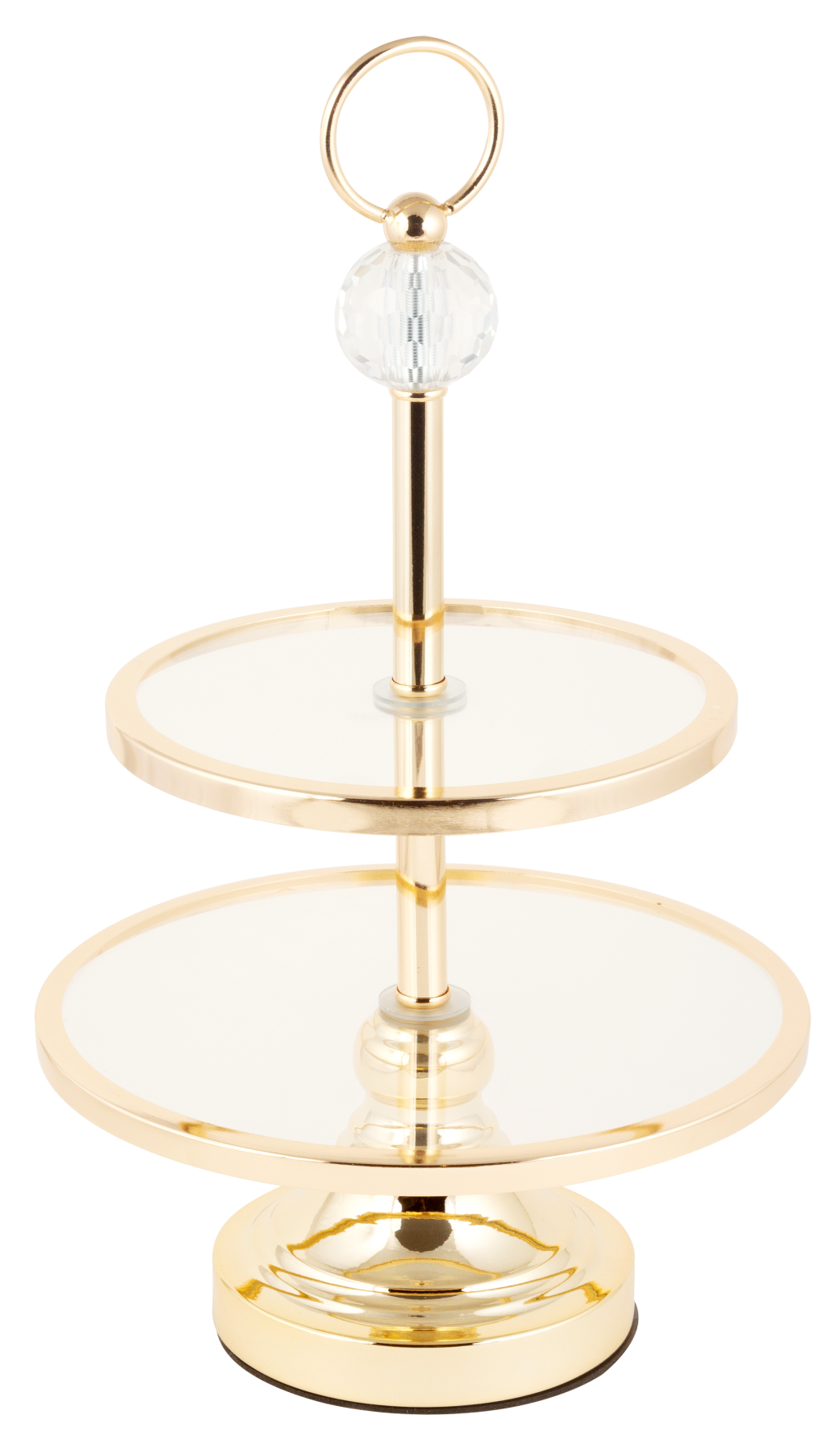 SUPORTE DUPLO BASE VIDRO  REF: 70950