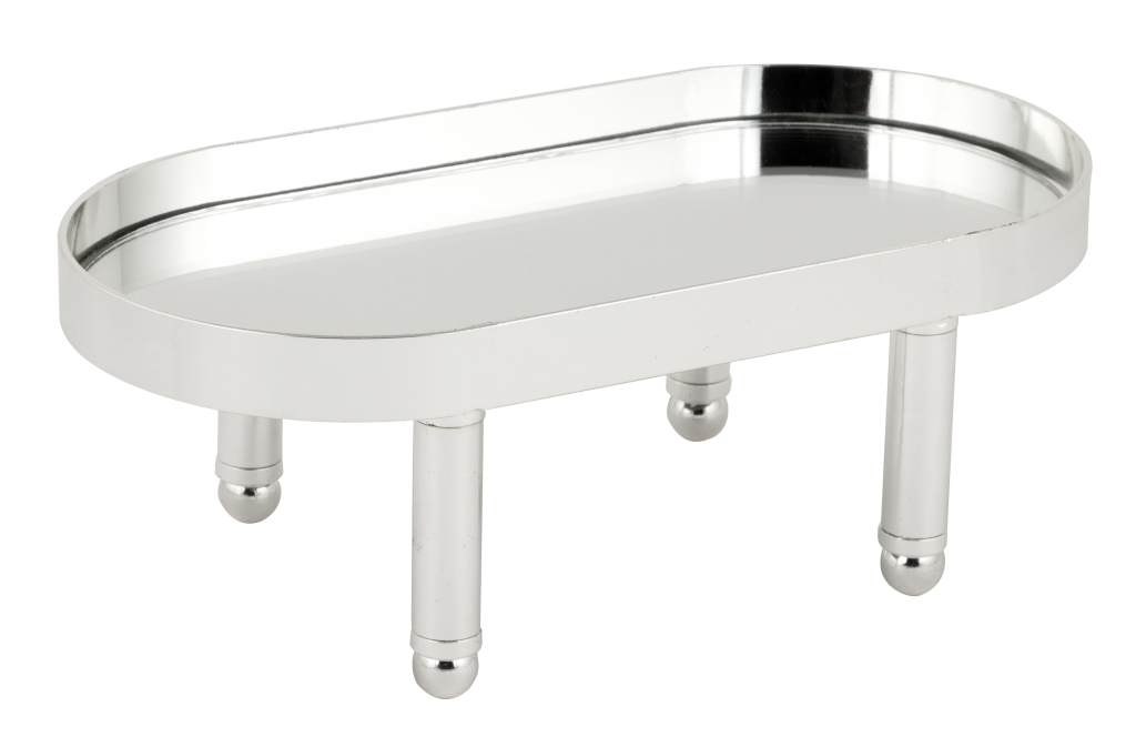 BANDEJA PEDESTAL OVAL CLEAN 25CM REF: 9012S