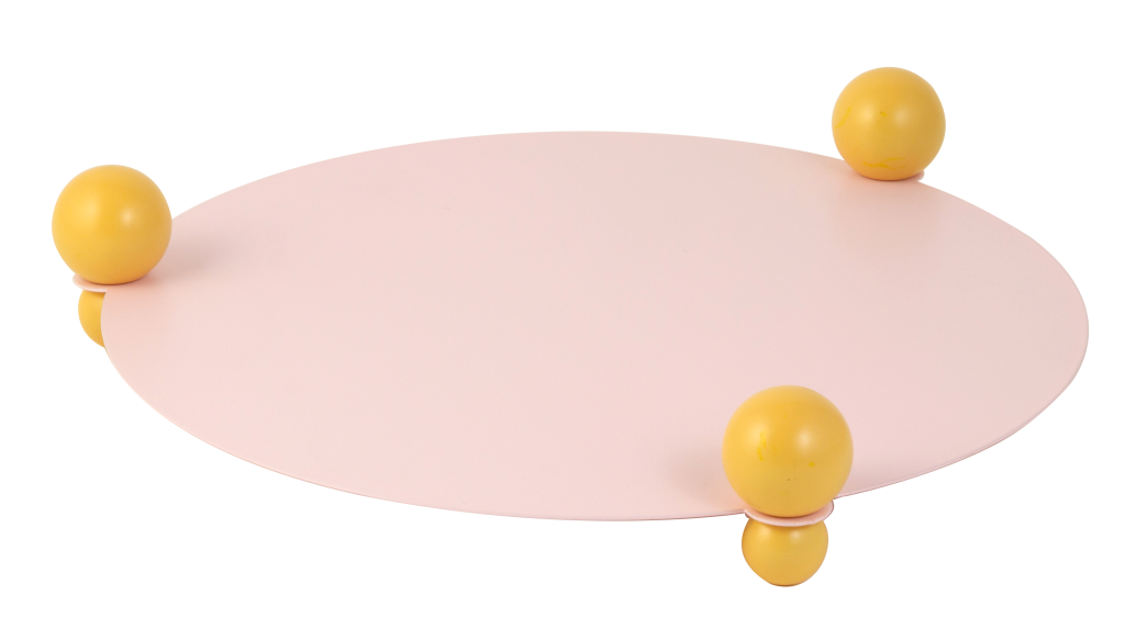 BANDEJA METAL RAINBOW BOLINHA  REF: 70966