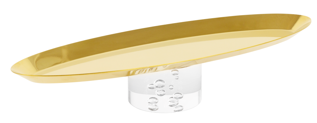 BANDEJA OVAL CRYSTAL 40CM REF: 70922