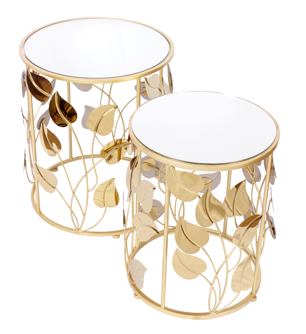 DUPLA DE MESAS REDONDAS AVENCA REF: 70896