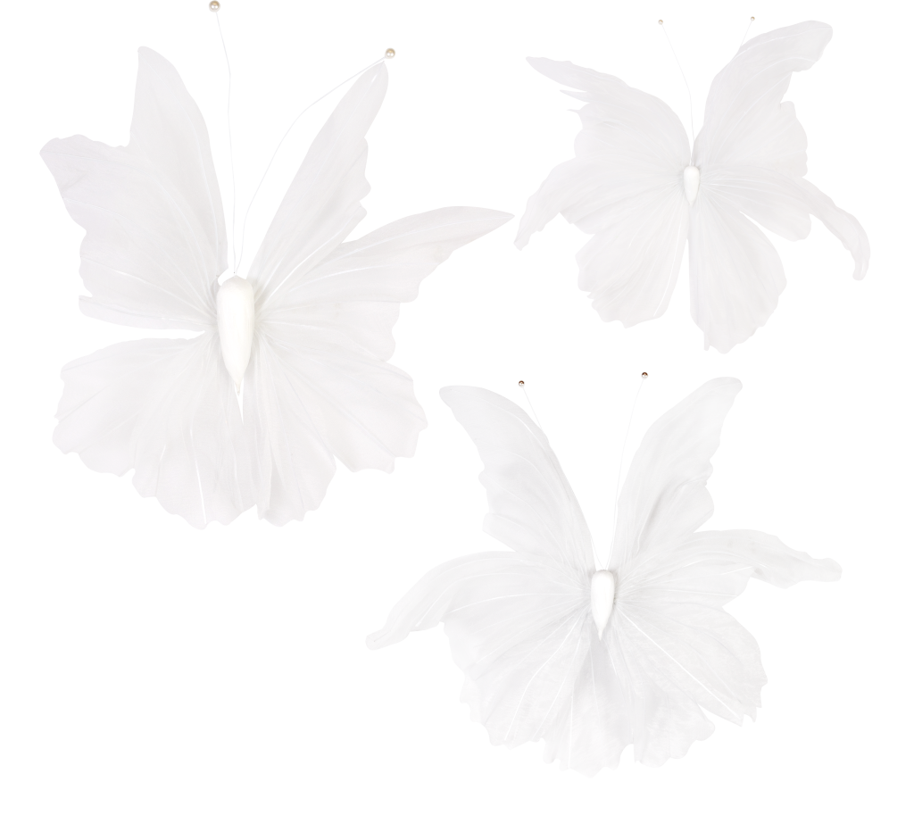 KIT 3 PEÇAS BORBOLETAS VOIL REF: 70982