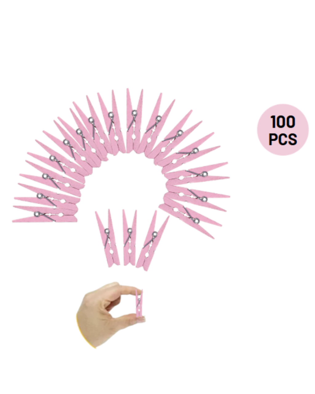 PREGADOR DE MADEIRA 2.5CM PCT C/100 REF:1541*