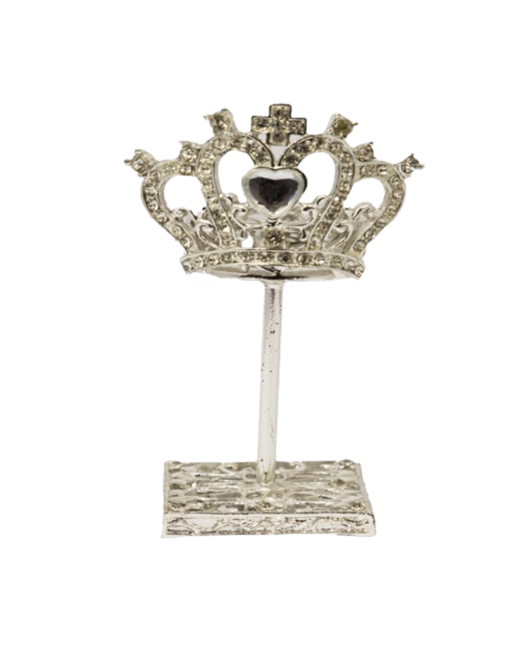 COROA COM PEDESTAL EM METAL REF:0739