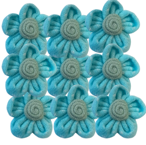 FLOR TECIDO P 3,5CM PCT C/100 REF:0351*