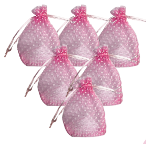 SAQUINHO DE ORGANZA POA  9X12 PCT C/100 REF:0927*