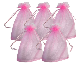 SACO DE ORGANZA FIO 12X17 - PCT C 100 REF:0857*