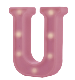 LETRA LUMINOSA PEQ U REF:20064