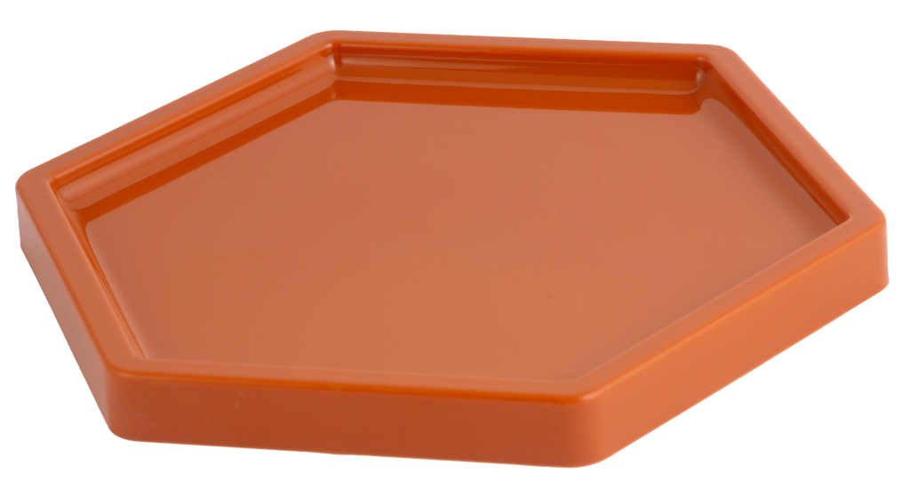 BANDEJA GEOMETRICA PLASTICO COLORS REF: 70759