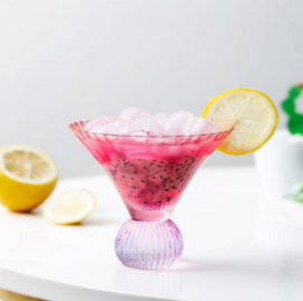 TAÇA DE VIDRO BLOOMY MARTINI REF: 30803