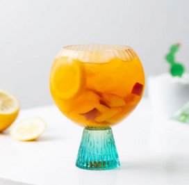 TAÇA DE VIDRO BLOOMY  REF: 30800