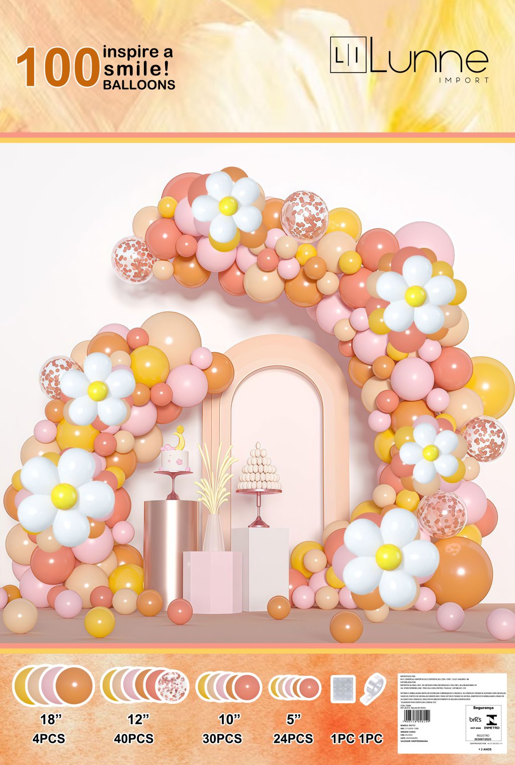 KIT 100 PCS BALÃO CANDY REF: 70009