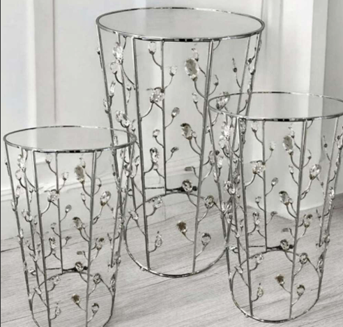 TRIO DE MESAS PEDRARIA  ELIZABETH REF: 71010