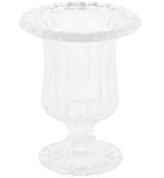 VASO DE VIDRO VITORIANO 15CM  REF: 70775