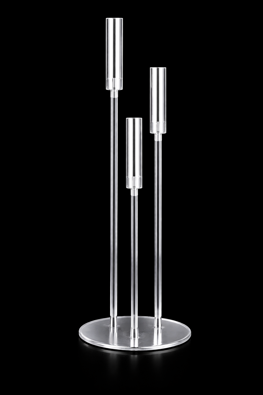 TRIO CASTICAL ACRILICO COM BASE  G REF: 71336