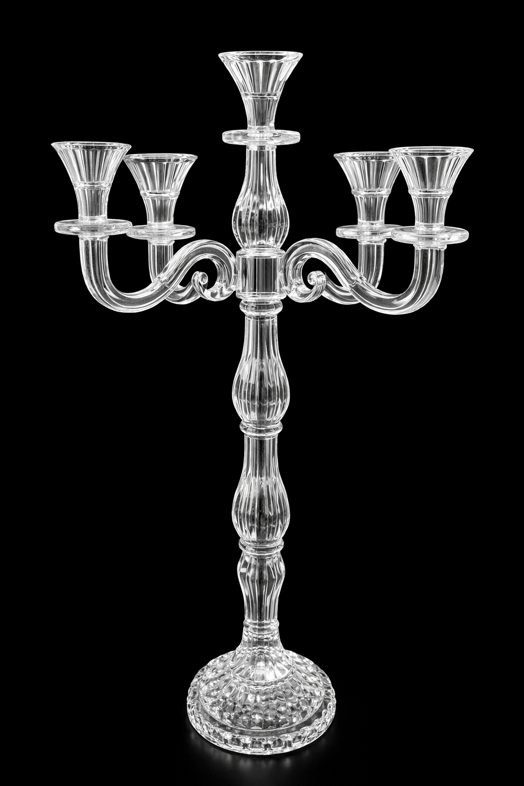 CASTICAL DE VIDRO 5 BRACOS  BELLE REF: 71152