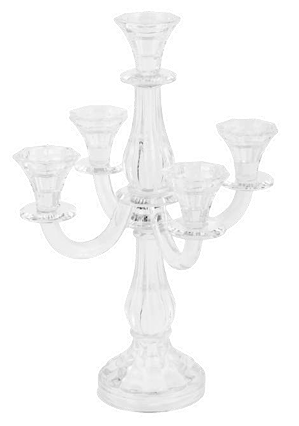 CASTICAL DE VIDRO 5 BRACOS  REF: 71150