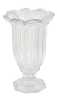 VASO DE VIDRO BELLE  REF:71087