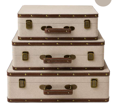 KIT 3 PCS MALETA LINHO  REF:71081