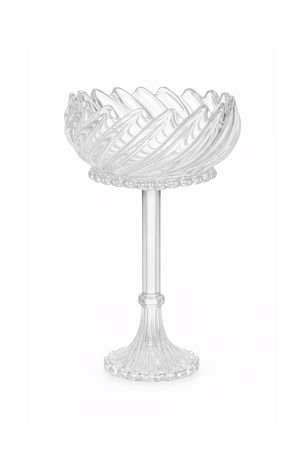 CASTIÇAL DE VIDRO  LOTUS P REF: 71219