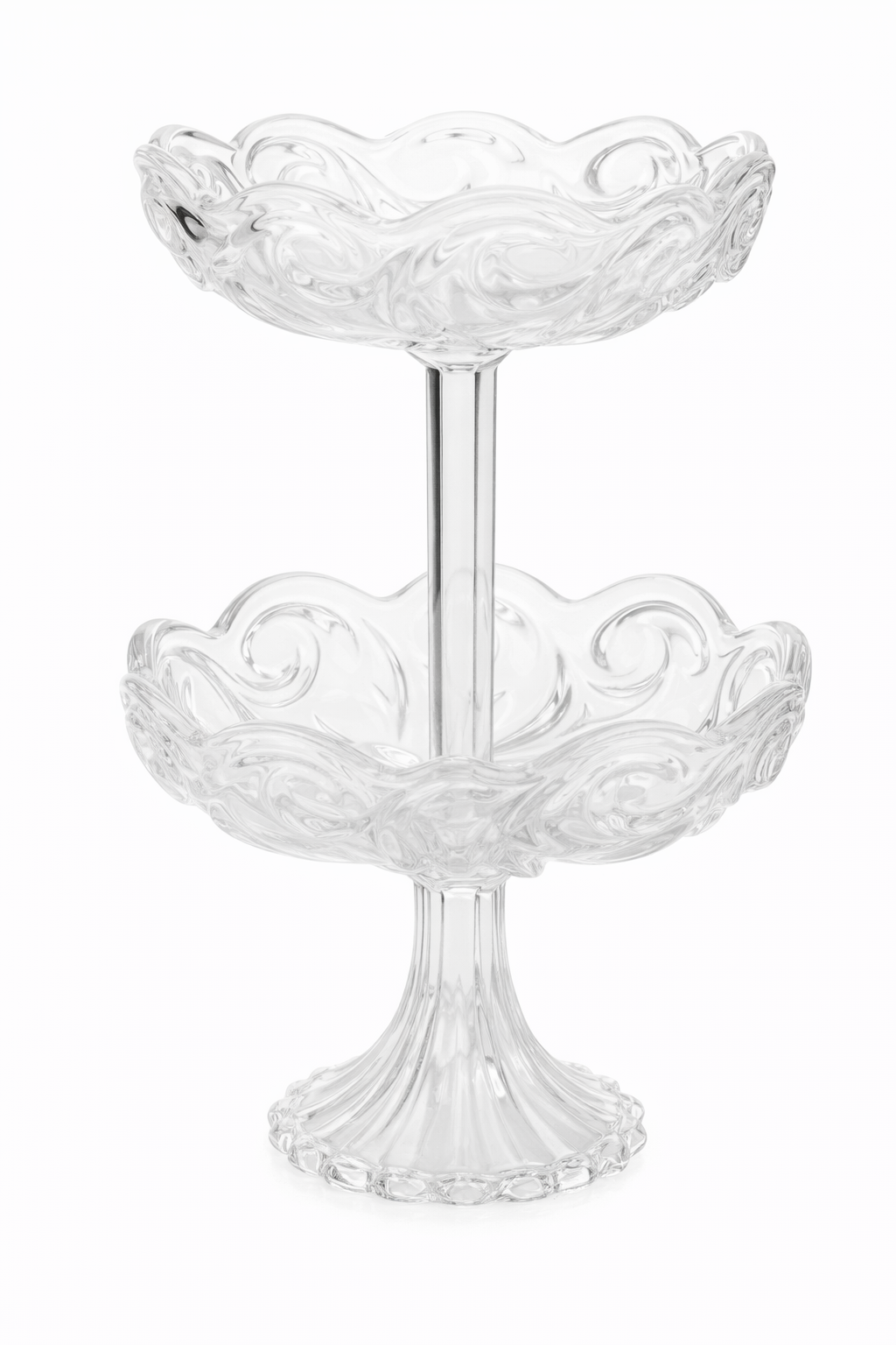 SUPORTE DUPLO DE VIDRO  ÍRIS REF: 71220