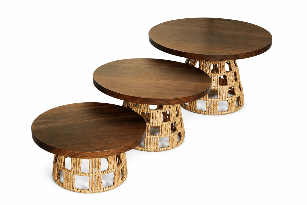 TRIO DE SUPORTES RUSTICOS  REF: 71116