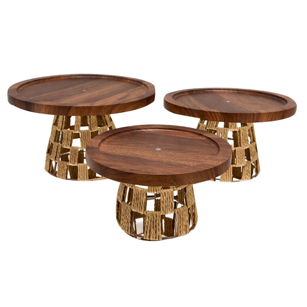 TRIO DE SUPORTES RUSTICOS  REF: 71116