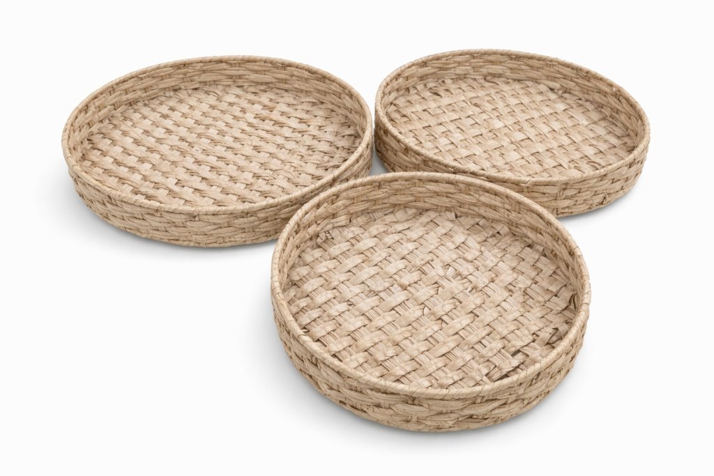 TRIO BANDEJAS RED FIBRA NATURAL REF: 71114