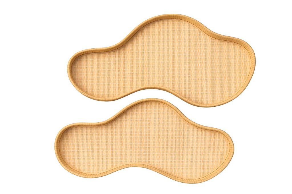 KIT MANDEJAS FIBRA NATURAL ORGANIC REF: 71166