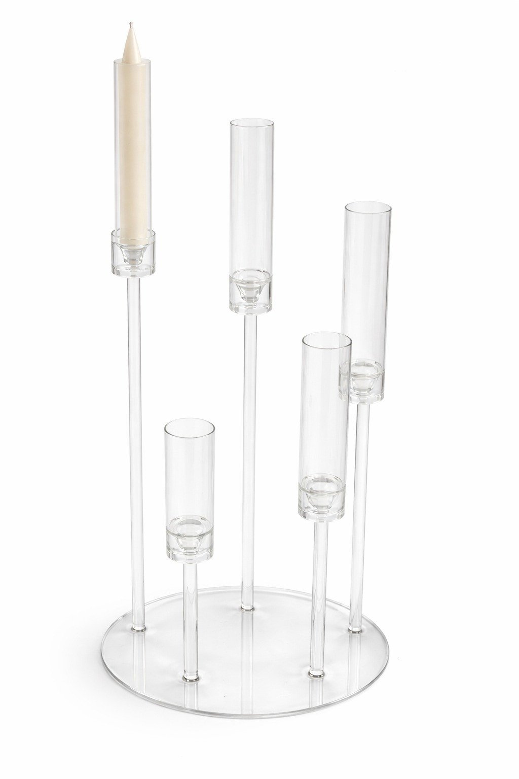 CANDELABRO DE ACRILICO 5 BRAÇOS REF: 71288