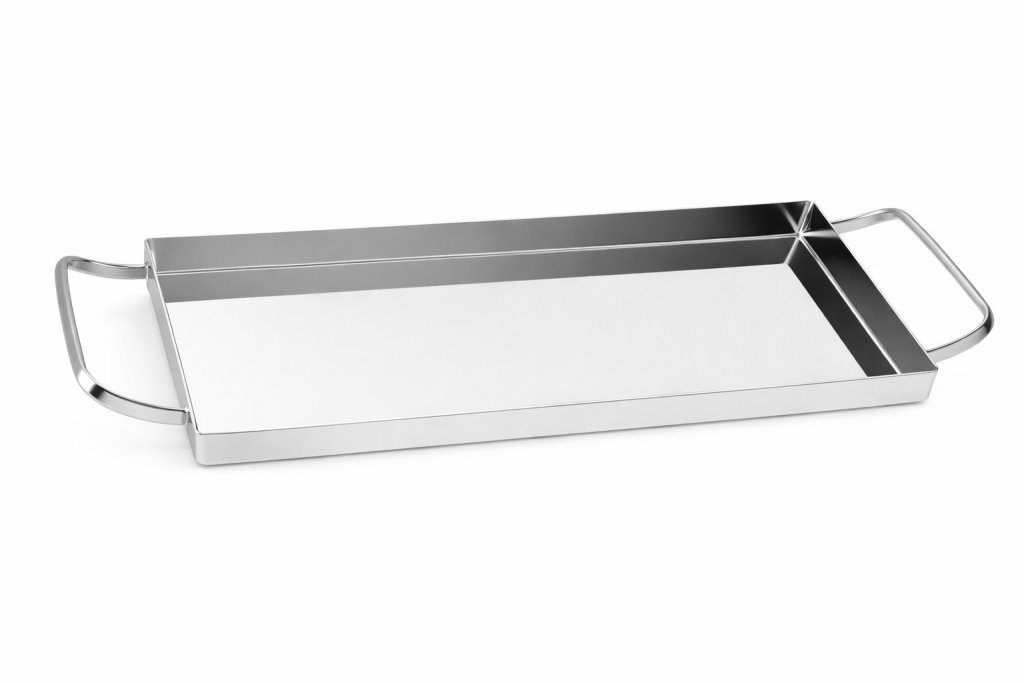 BANDEJA RETANGULAR CROMADA REF: 71314  INOX