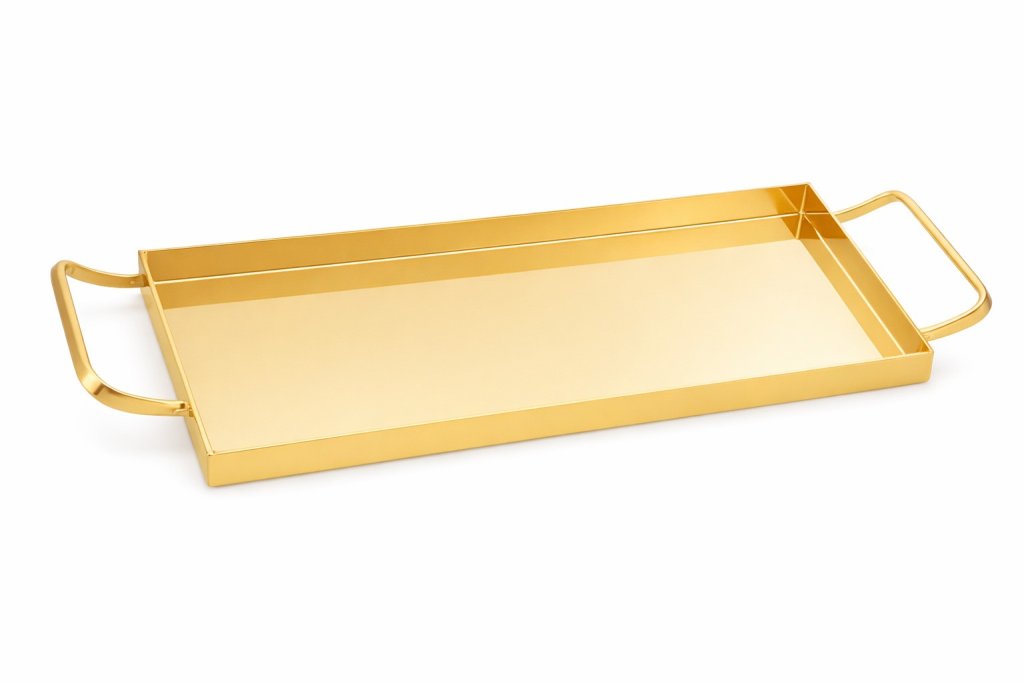 BANDEJA RETANGULAR CROMADA INOX REF: 71319