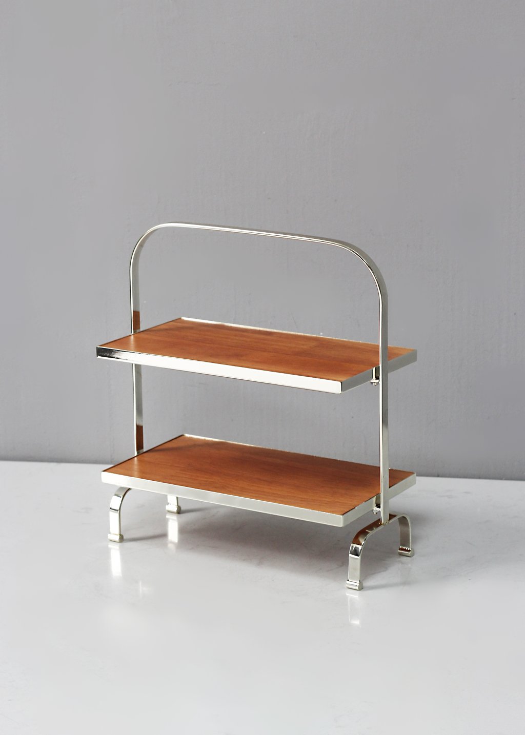 SUPORTE MADEIRA  DUPLO FOOD  REF: L25026