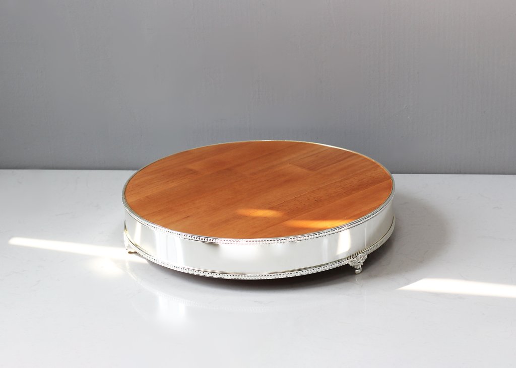 BOLEIRA MADEIRA REDONDA FOOD 40CM REF: L25036