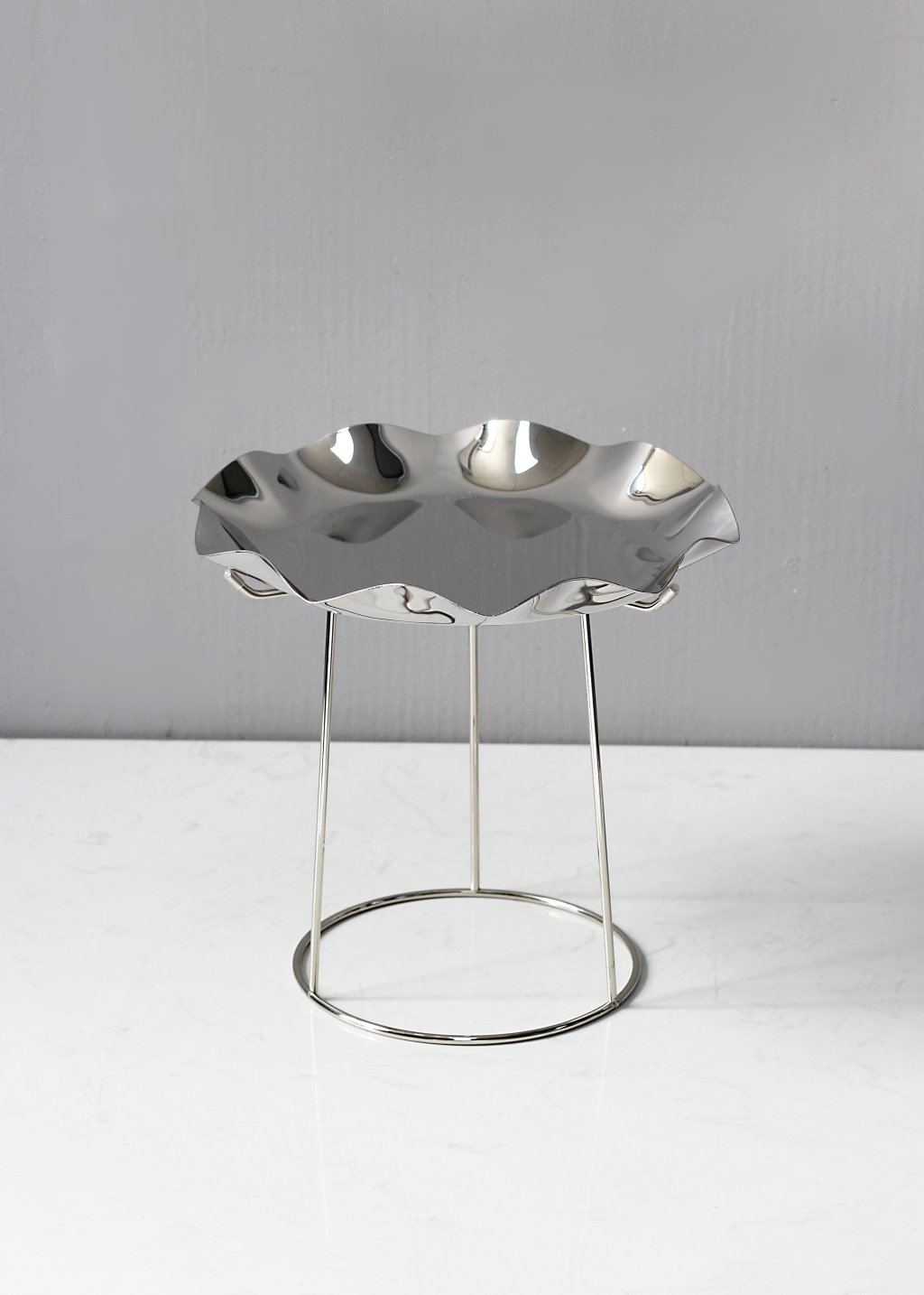 SUPORTE FLOWER COM BASE INOX  G REF: L25041