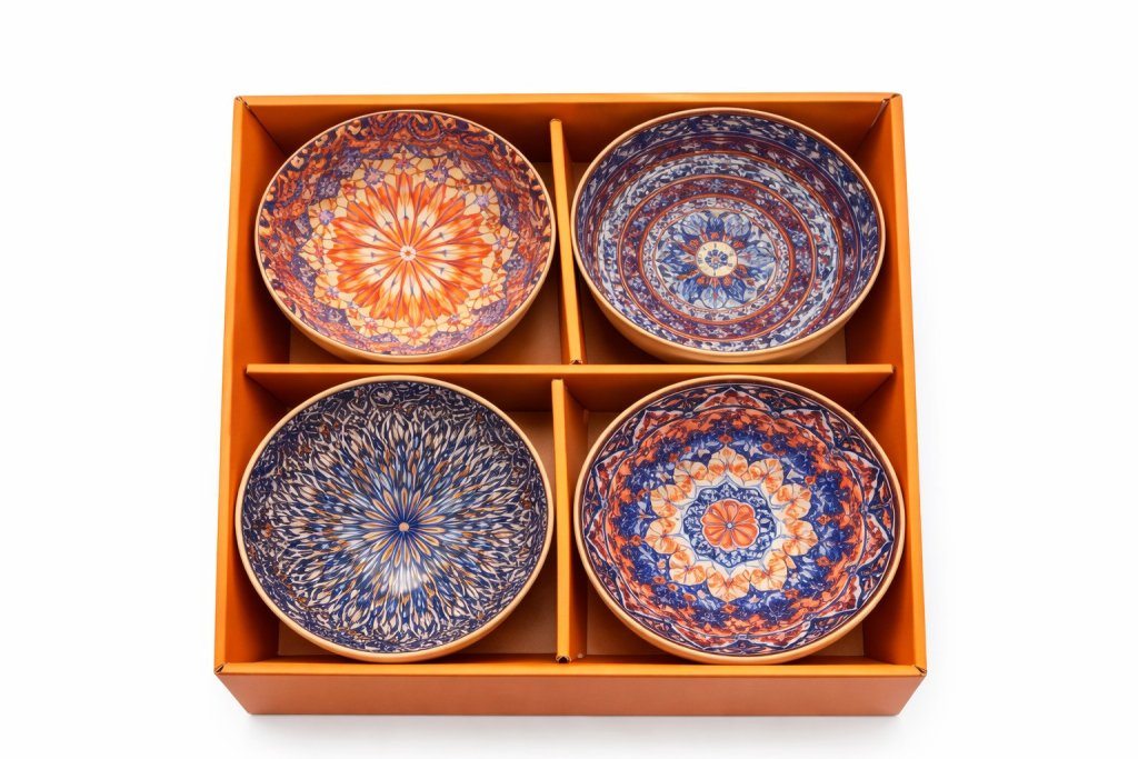 KIT 4 PCS BOWL INDIANO REF: 71372