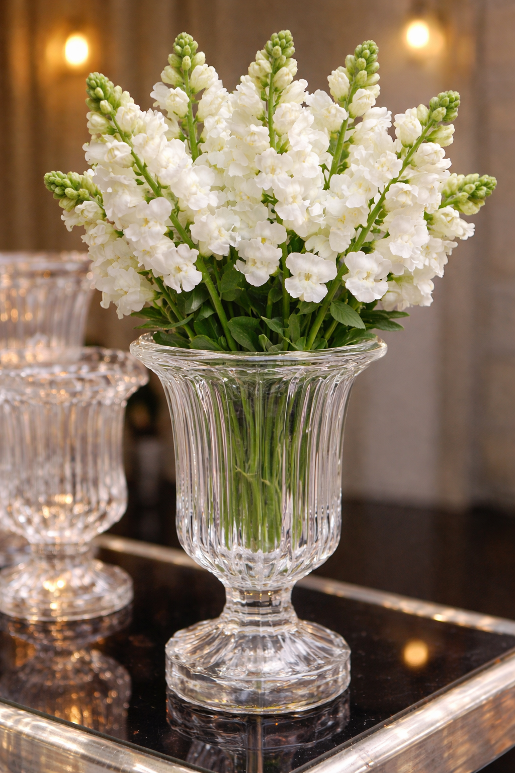 TAÇA DE VIDRO CROWN II 23CM REF: 71343