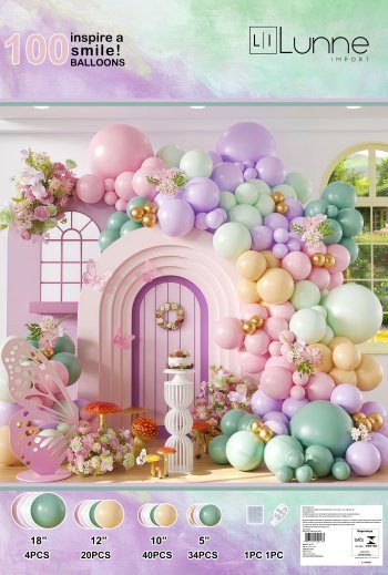 KIT 100 PCS BALÃO CANDY REF: 70009